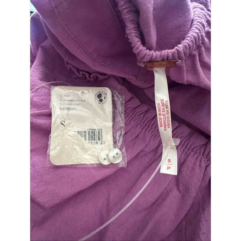 Free People Desert Days Mini Dress in Dramatic Orchid Size Small *would fit medi